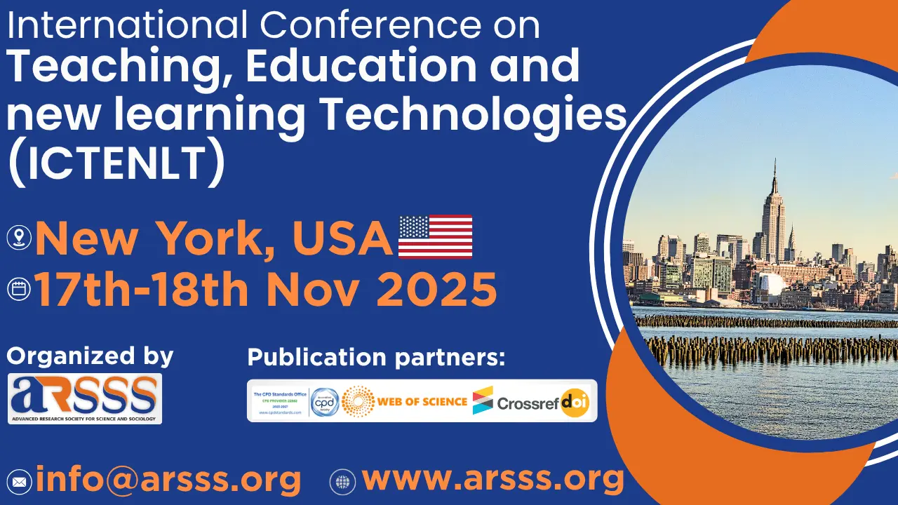Teaching, Education and new learning Technologies Conference in USA